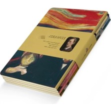 Anxiety Series - A5, 4'lü Defter Seti, Çizgisiz