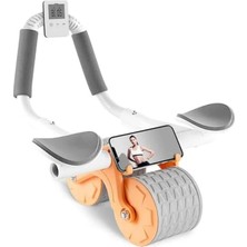 Turuncu Renkli Karın Kası Roller, Telefon Tutucu ve Sayaç