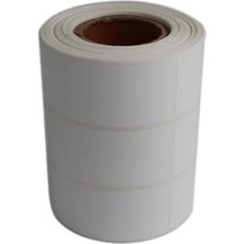 30X50 mm Yırtılmaya Dayanıklı 1500 Adet Opak Etiket