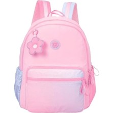 Parlak Sim Detaylı Pembe Laptop Sırt Çantası