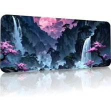 Black Deer Xxl Gaming Mouse Pad, 70X30 Cm, Dikişli Kenar