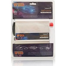 600 W Güçlü Inverter - USB Çıkışlı, 12V-220V Dönüştürücü