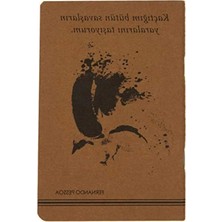 Kraft Defter - Fernando Pessoa Tasarımı