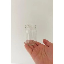 Şeffaf Cam Kavanoz Seti, 6 Adet Metal Kapaklı 190 ml