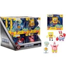 Jada Sünger Bob Sünger Bob Metal Figürler 7 Cm, 4 Çeşitli Nickelodeon Koleksiyon Figürleri Sünger, Patricks, Calamard ve Mr Crab, Pencere Kutusu, 8 Yaş (9385212300W01)
