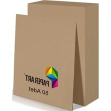 Kraft Kağıt A4 Boyut, 80GR, 50 Yaprak, El Işi ve Fotokopi Için Uyumlu