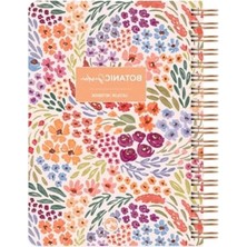 Turuncu Renkli Spiralli Defter 17X24 cm Çizgili