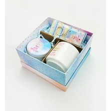 Giftmoda Kutulu Hediye Seti %100 Bambu Tasarımlı Ahşap Desenli Dekoratif Parça