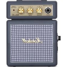 Gümüş Renkli Mini Amplifikatör ile Taşınabilir Ses Keyfi