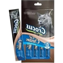 Karidesli Sıvı Kedi Ödül Maması 15 gr x 4 Adet - Besleyici ve Lezzetli