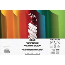 Renkli Resim Defteri, 160 gr / 180 Gr, 35 x 50 Cm, 12/3 Yaprak