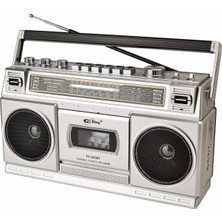 Blackbird Game Center Puxing PX-555BT Nostaljik Radyo - Bluetooth, Usb, Tf Kart, 4 Bantlı Kaset Çalar ve Kayıt Cihazı