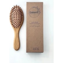 Sürdürülebilir Bambu Saç Fırçası ve Tarak Seti