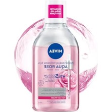 Nıvea Aqua Rose Gül Suyu ve Serum Içeren Çift Fazlı Micellar Makyaj Temizleme Suyu 400ML,YÜZ Göz Dudak, Spf Filtrelerini Temizler