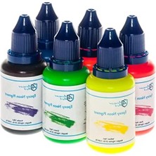 Neon Pigment Seti, 6 Renkli Epoksi Pigment