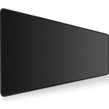Büyük Boy 90X40 cm Siyah Kauçuk Kaymaz Mouse Pad