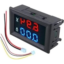 Dijital Volt Akım Ölçer - Dc 0-100V, 10A Ampermetre