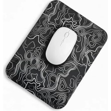 Siyah Ergonomik Mouse Pad, Bilek Destekli Konforlu Tasarım