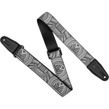 Tribal Tasarımlı Polyester Gitar Askısı