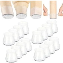 36 Adet Keçeli Silikon Zemin Koruyucular - 2-2,5 cm