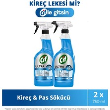 Cif Ultra Sprey Kireç ve Pas Sökücü 750 ml x 2 Adet