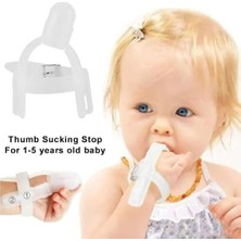 Ala Store Parmak Emmeyi Önleyici, Silikon Bebek Parmak Emme Durdurucu, Ayarlanabilir Parmak Koruyucu, 1-5 Yaş Arası Bebekler Için Parmak Emme Koruması (Şeffaf)