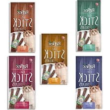 5'li Paket Karışık Stick Ödül Maması, Lezzetli ve Doyurucu
