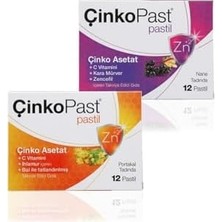 Ala Store Çinkopast Pastil, Portakallı ve Nane, 2'li Paket, 24 Pastil