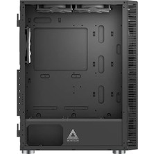 Ala Store Montech X3 Glass 6 Adet, 3 x 140 mm ve 3 x 120 mm Sabit Rgb Aydınlatma Fanları Atx Mid-Tower Pc Oyun Kasası, Usb3.0, Kapı Açık Temperli Cam Yan Panel, Yüksek Hava Akışı, Siyah