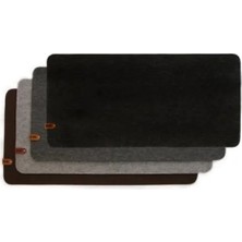 Antrasit Renkli Keçe Mousepad 50X100 cm - Büyük Boy
