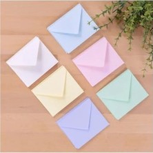 Minik Zarf Seti, 30 Adet 7x9 Cm, Farklı Renk Seçenekleri