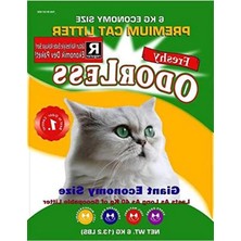 6 kg Ekstra Kristal Kedi Kumu, Uzun Süreli Kullanım Için Üretilmiş