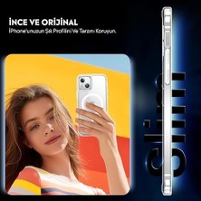 Ala Store Iphone 15 Ile Uyumlu Yüksek Kalite Kablosuz Şarj Özellikli Silikon Telefon Kılıfı Şeffaf, ile Uyumlu Silikon Kapak Şeffaf