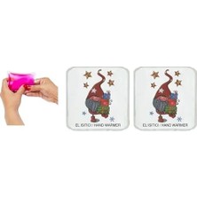 Ala Store Iki Adet Yıldızlı Noel Cücesi Cep Sobası,el Isıtıcı,sıcak Su Torbası Pvc 10X9,5CM