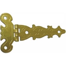 Ala Store Kelebek Menteşe Metal Tek Kuyruk Sarı (2 Adet)