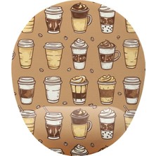 Ala Store Kahve Bardakları Bilek Destekli Mouse Pad
