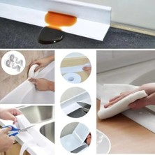 Ala Store Su Sızdırmaz Banyo Mutfak Lavabo Küvet Izolasyon Şerit Bant,lavabo Kenar Bandı 3.2 mt x 38 mm (4172)