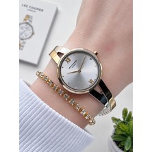 Lee Cooper Gold Minimal Ince Bilezik Kadın Kol Saati Şık ve Zarif 2 Yıl Garantili+Bileklik C8308.230