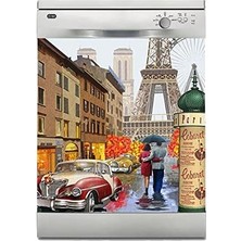 Ala Store Bulaşık Makinesi Kaplama Beyaz Eşya Kaplama Paris Çizim