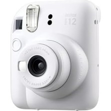 Ala Store Mini 12 Beyaz Fotoğraf Makinesi-10'lu Film-Kare Albüm ve Şeffaf Kılıf Seti