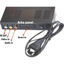 Tayfun Tüplü Tv Rf Çıkışını - Scart Çıkışına Çevirici Adaptör-Rf Modülatör