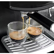 Ala Store Needd Çift Katmanlı Espresso Cam Bardak Seti 6'lı 80 ml | Borosilikat Double Isı Yalıtımlı Şeffaf Kahve Bardağı | Espresso ve Ristretto Için