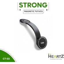 Ala Store Heartz Uam Ct-03 Manyetik Araç Telefon Tutucu, 360 Derece Dönebilir, Güçlü Mıknatıslar, Tüm Cep Telefonlarına Evrensel Uyumluluk Aaa Plus Kalite Özel Kampanya Fiyatlı Ürün !!!