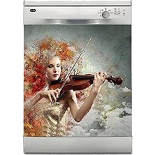 Ala Store Bulaşık Makinesi Kaplama Beyaz Eşya Kaplama Keman Güzellik