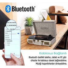 Ala Store ST14012 Pikap - Bej (| - Şarj ve Bluetooth Özellikli | Özel Sert Kumaş Kaplama | Tüm Plaktürleri Ile Uyumlu