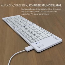 Ala Store IBK-580BT Katlanabilir Bluetooth Klavye | Sessiz 67 Tuş Mini Taşınabilir Ios//windows Uyumlu