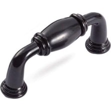 Ala Store Y 207 Mat Siyah Renk Porselen Kulp 96 mm