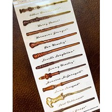 Ala Store Productions Potter Wands Folyo Çıkartmalar Çoklu Paket (6'lı Paket)