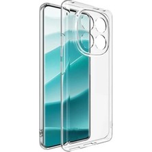 Ala Store ile Uyumlu Şeffaf A Kalite Telefonunuzun Güzelliğini Gösteren ve Çok Güzel Koruyan Şık ve Kibar Silikon Telefon Kılıfı (Redmi Note 14 Pro 5g)