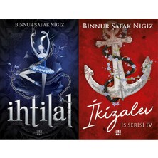 Dokuz Yayınları Ihtilal 1 Zelzele Karton Kapak ve Is Serisi 4 Ikizalev Karton Kapak (Binnur Şafak Nigiz) 2'li Set